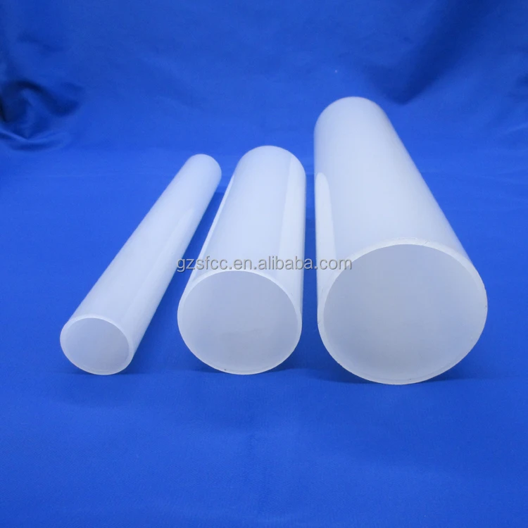 Alta qualidade branco leitoso tubo de tubo de acrílico para iluminação