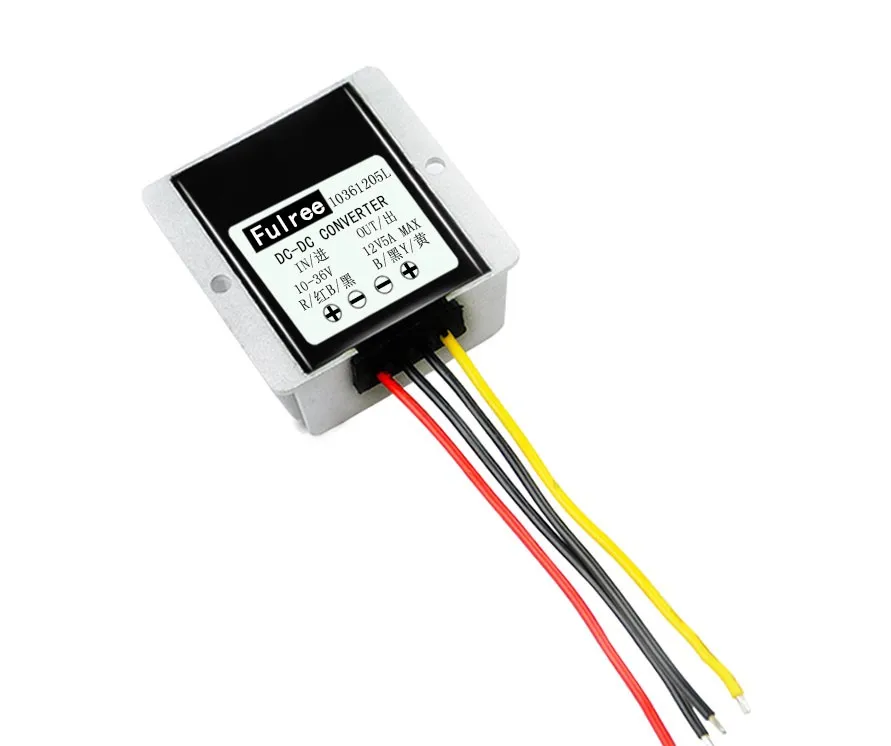 10-36V to 12V 5A 60W DC-DC Step-up Step-down Voltage Regulator 12V to 12Vdc Boost Buck Power Converter Stabilizer