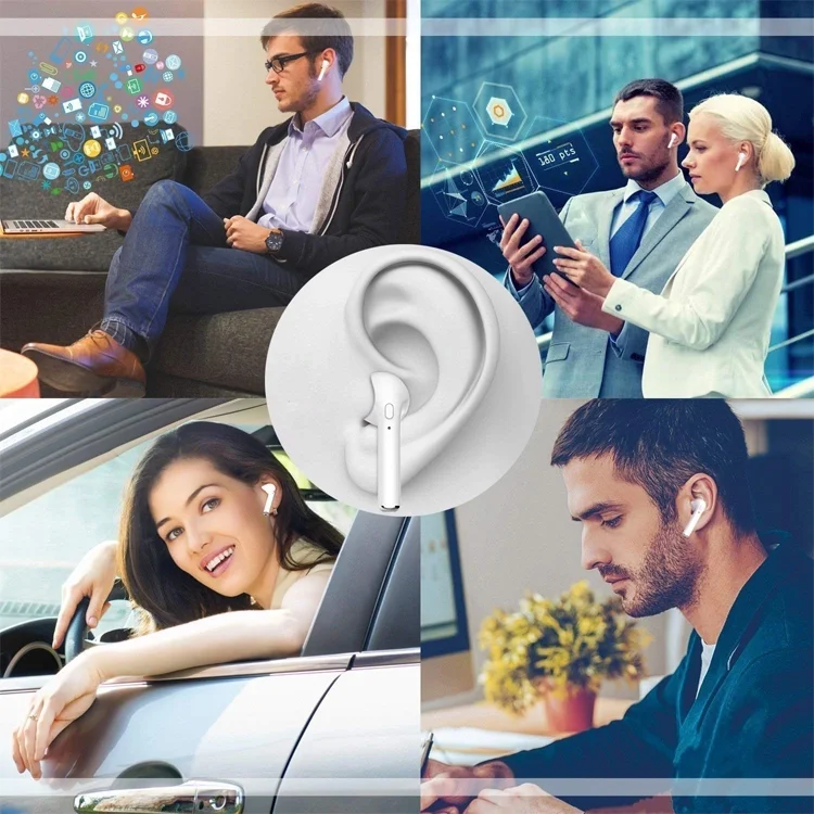 Blue tooth TWS I9 Wireless Ear Buds i9s Headsets In Ear with Microphone for Call - ANKUX.COM