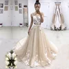 Latest Bridal Gown Designs Pattern Lace Cap Sleeve Nude Skin Indian Wedding Dress 2018