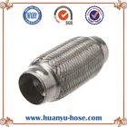 stainless steel flexible exhaust pipe car exhaust muffler