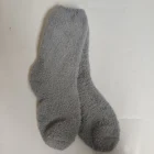 Cute custom solid color knitted women socks