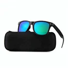 hot sale vintage logo printing gafas merry's recycled color plastic promotional sunglasses