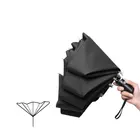 Plain Colored Commercial Reverse Automatic Folding Umbrella
