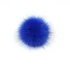 10cm Wholesale Factory Wholesale Detachable Raccoon Fox Fur Colorful Fluffy Pom Pom Ball With band For Beanie Hat / Boots