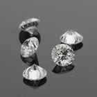 Wholesale Round shape Synthetic HPHT & CVD Diamond Clear White 10 points sizes Created Gemstone