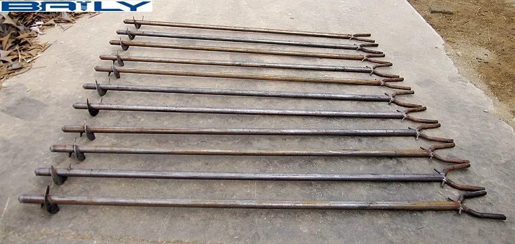 Good price factory supply powder coated screw earth anchor for fence Oceania Markets