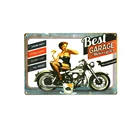 OEM Custom tin sign for wholesale coffee beer bar home room wall decor printing retro vintage embossed metal plate
