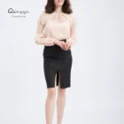2019 High Quality Modern Embroidery Long Sleeve Blouse For Women