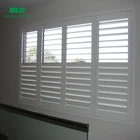 Sun adjustable louver shutter aluminum window louver prices motor plantation shutters from china