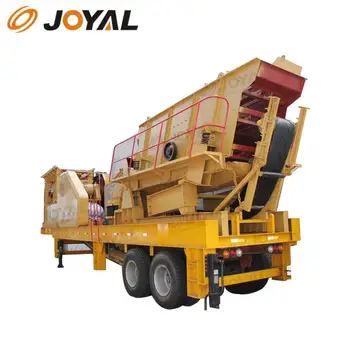 Joyal Concrete crusher machine Mobile Cone Crushing Plant gold mining equipment