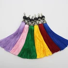 high quality purple beaded curtain tassel fringe /trim for home fitment