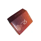 Personal Brand Custom Printed Top Full Over Lap With Crush Bottom Gold Foil Facial Mask Packing Shipping Paper Box
