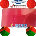 Transparent candy red electrostatic chrome reflective acrylic polyester resin clear Powder Coating Paint