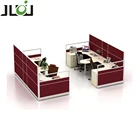 wooden office furniture 2 person cubicle office tables modern