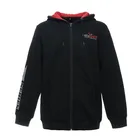 soft plain polyester fleece printed heavyweight black zipper-up men hoodie with hood