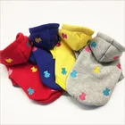XXS XL Cute Heated Pet Dog Clothes Winter Clothing Fleece Coat Hoodie
