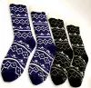Reski Home Slipper 100% acrylic Warm Winter chunky Knitted slipper Socks for men
