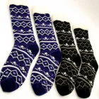 Reski Home Slipper 100% acrylic Warm Winter chunky Knitted slipper Socks for men