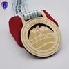 PERU MOUNTAIN TRAIL wood medallion wooden award medals with neck ribbon
