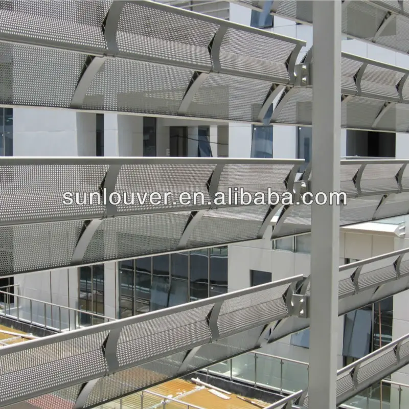 Perforated aluminium sun shades aluminum window louver