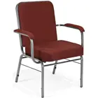 metal stackable interlocking padded church chairs with arms