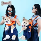 Doglemi Front Chest Outdoor Mesh Pet Dog Cat Carrier Backpack Bag