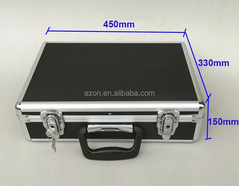 Portable aluminum toolbox, Professional Aluminum Tool Carrying Case,Aluminum Carrying Hardware Tool Case