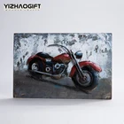 Fantastic Antique 3D Wall Art Metal Paintings of Bicycle Home Decoration