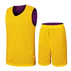 Manufacturer Sportswear Basketball Wear Basketball Uniforms Custom Reversible Basketball Uniforms