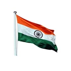 Customized Bulk Cheap Polyester India National Countries Flag Banner 3X5