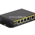 5 Port POE Switch 10/100M 4/5 7/8 Power over Ethernet 48V 1.5A IP Cameras Supply (ONV-POE21004P)
