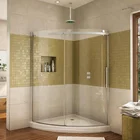 Sliding Glass Curved Glass Door China Supplier Sliding Shower Curved Glass Door