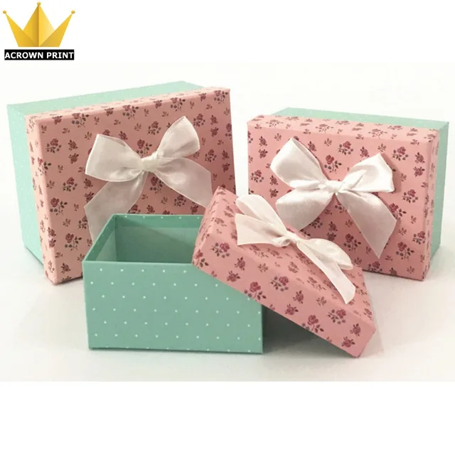 engagement baby shower dress gift packaging hard paper mache box