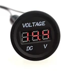 12V 24V DC Universal 3 Phase LED Display Digital Voltmeter for Car Bus Boat Ship Motorcycle