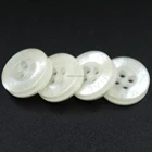 DIY white round shape craft engraved bulk shirt buttons