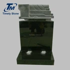 grave monument black stone train headstone granite tombstone