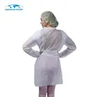 Medical Product Doctor Nurse Shirt Collar Anti Bacteria Disposable Lab Coats For Woman
