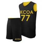Best basketball uniform design color black mens basketball jersey waistcoat suit jersey