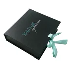 Recyclable Hair Extension Packaging Foldable Paper Box Foldable Paper Folding Hair Extension Box Virgin Hair Packaging