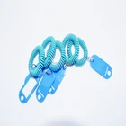 Supply spiral key ring custom colored plastic ring key ring