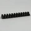 Factory Direct Sell Barrier Terminal Block 12 Poles 3/6/10/15/30/60/100A PE/PP/PA Material Pack of 10 Pcs