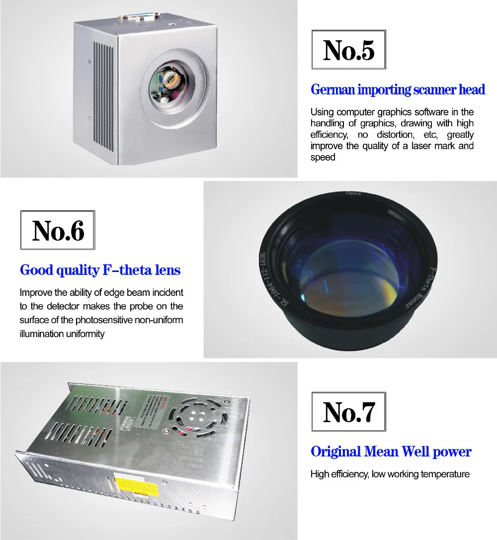 Top quality 20w laser marking machine for bulbs