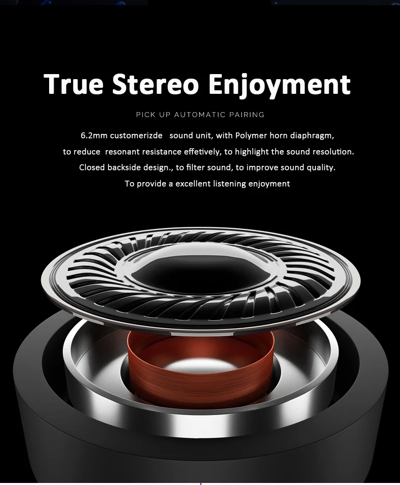 Own Design Elegant Mini Invisible Comfortable TWS Sport Earbuds, Noise Cancelling Hifi Base Music Earphones Headphones Headsets - ANKUX.COM