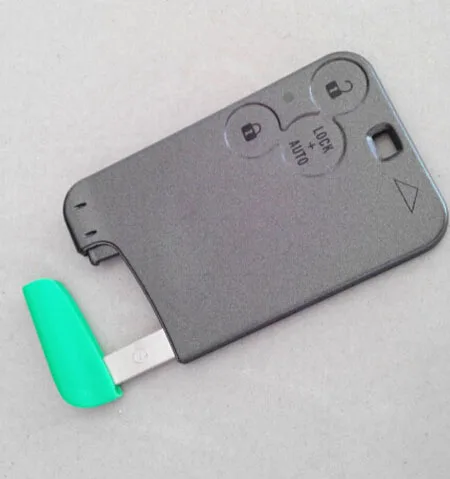 RENAULT Laguna Smart Card 3 Button Key Shell WIth Insert Small Key Blade (22)11