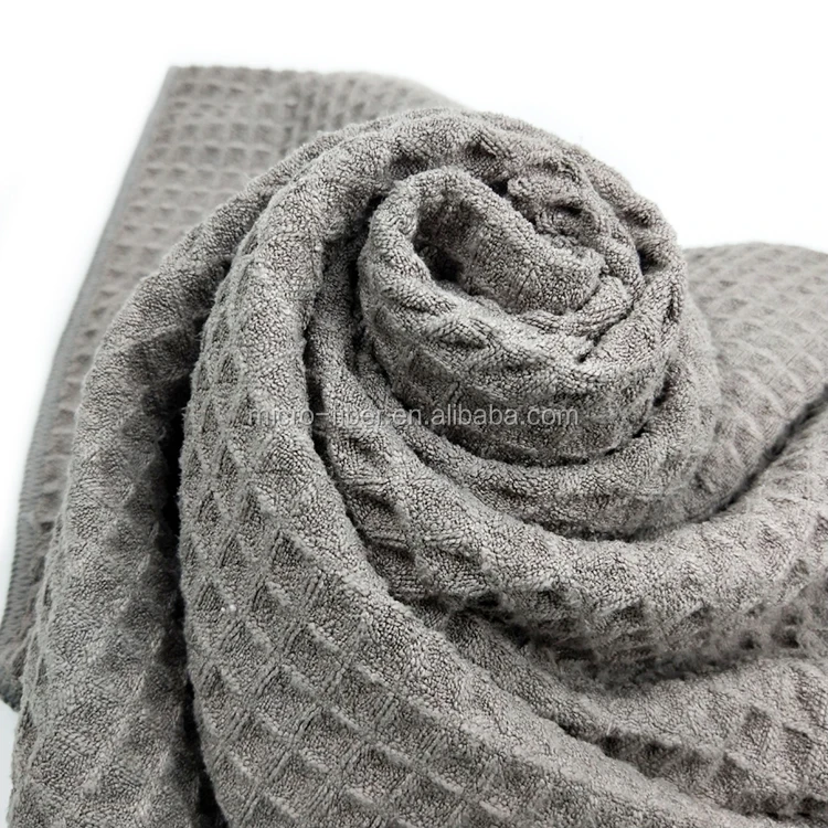 material microfiber fabric weight about 350g/pc color dark grey