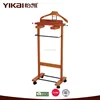Classic style solid wooden clothes valet stand hanger for coat