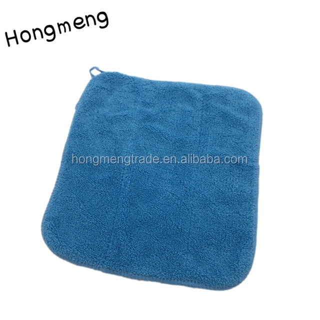 wholesale customize microfiber car blue cleaning gift towel