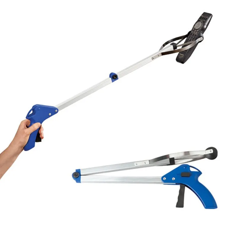 FOLDABLE PICK UP REACHING CLAW LONG ARM GRIPPER GRABBER HELPING HAND TOOL