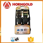 2 pk 400KG orange belt ratchet tie down strap set